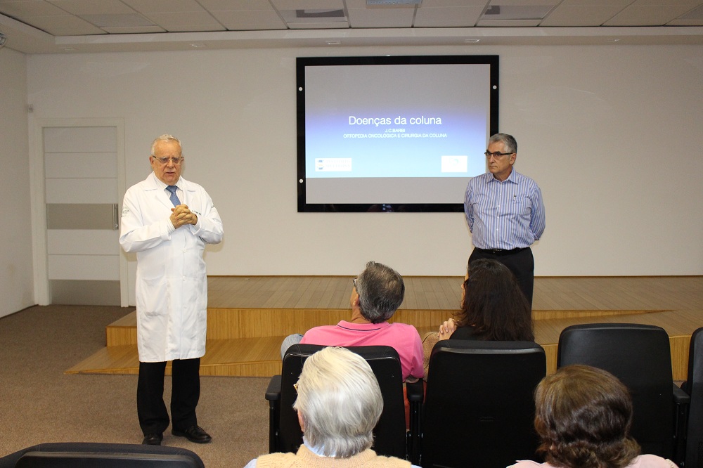 Dr. Fernando Medina da Cunha, do COC, e Dr. José Carlos Barbe, do ICC
